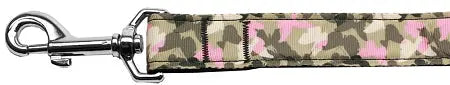 Camo Butterflies Nylon Dog Leash 5/8 Inch Wide 4ft Long Default Title