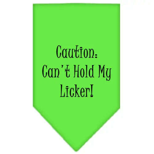Can_t-Hold-My-Licker-Screen-Print-Bandana-Lime-Green-Small-GreatEagleInc-333836663