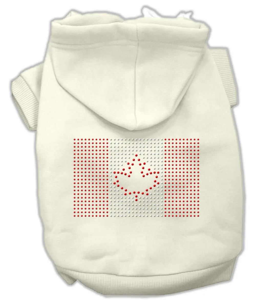 Canadian Flag Hoodies Cream Xxxl Default Title