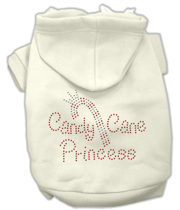 Candy Cane Princess Hoodies Cream Xl Default Title