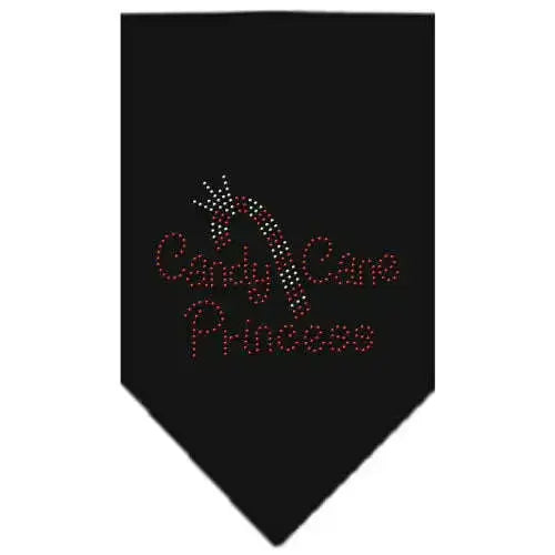 Candy-Cane-Princess-Rhinestone-Bandana-Black-Large-GreatEagleInc-319061757
