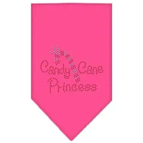 Candy-Cane-Princess-Rhinestone-Bandana-Bright-Pink-Large-GreatEagleInc-319061676