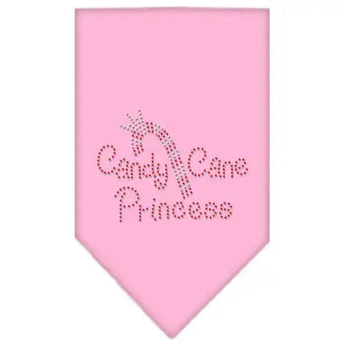 Candy-Cane-Princess-Rhinestone-Bandana-Light-Pink-Large-GreatEagleInc-318544148