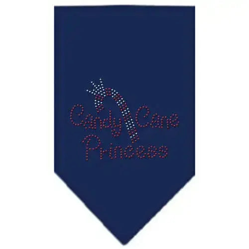 Candy-Cane-Princess-Rhinestone-Bandana-Navy-Blue-Large-GreatEagleInc-319061296