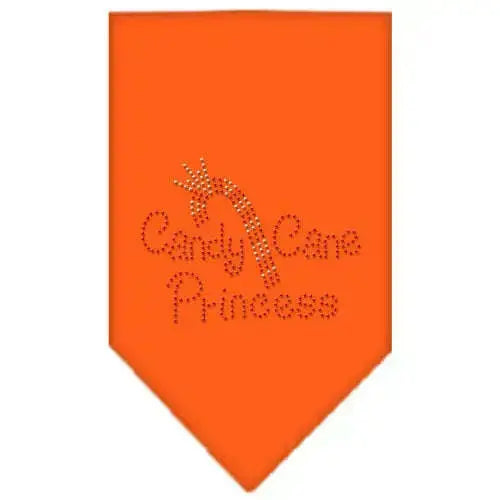 Candy-Cane-Princess-Rhinestone-Bandana-Orange-Large-GreatEagleInc-319061110