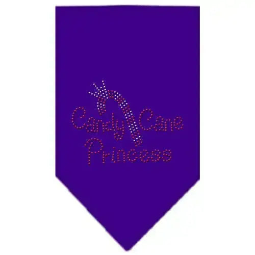 Candy-Cane-Princess-Rhinestone-Bandana-Purple-Small-GreatEagleInc-319059810