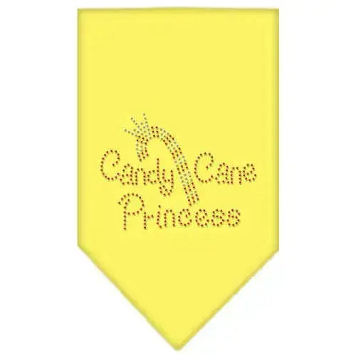 Candy-Cane-Princess-Rhinestone-Bandana-Yellow-Small-GreatEagleInc-319059591