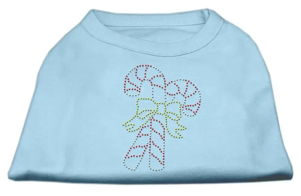 Candy-Cane-Rhinestone-Shirt-Baby-Blue-Xl-GreatEagleInc-319808243