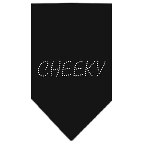 Cheeky Rhinestone Bandana Black Small Default Title