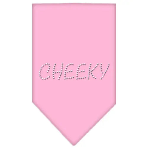 Cheeky Rhinestone Bandana Light Pink Large Default Title