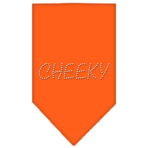 Cheeky Rhinestone Bandana Orange Large Default Title