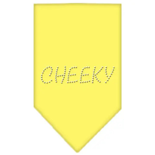 Cheeky Rhinestone Bandana Yellow Large Default Title