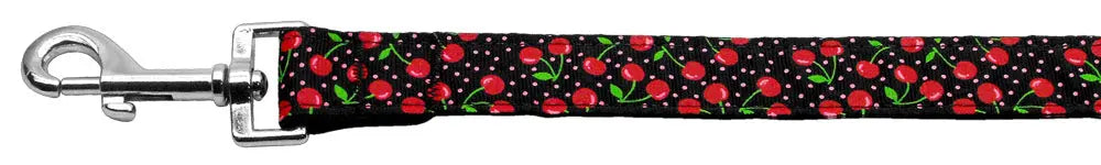 Cherries Nylon Collar Black 1 Wide 4ft Lsh Default Title