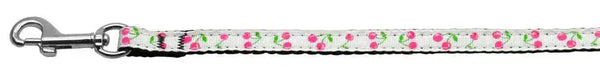 Cherries-Nylon-Collar-White-3-8-Wide-6ft-Lsh-GreatEagleInc-333777143
