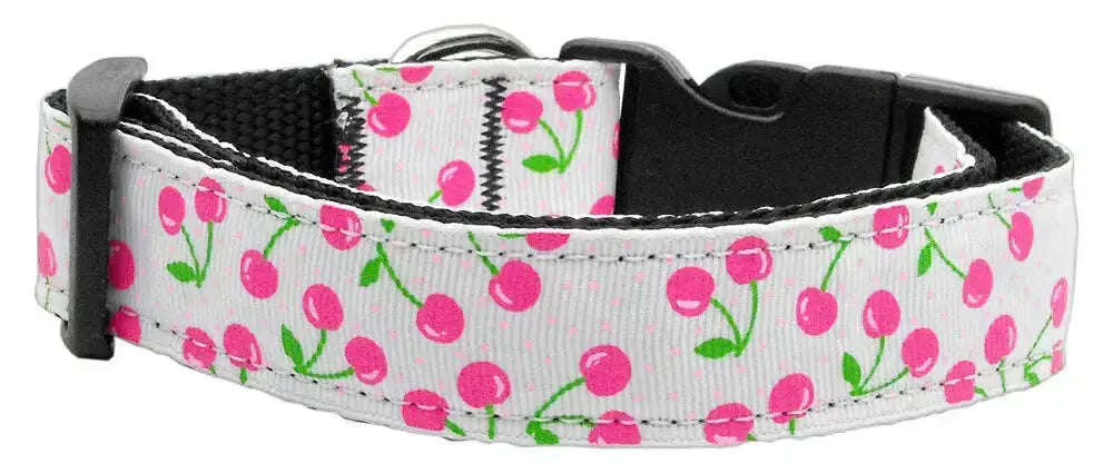 Cherries-Nylon-Collar-White-Xs-GreatEagleInc-333776934