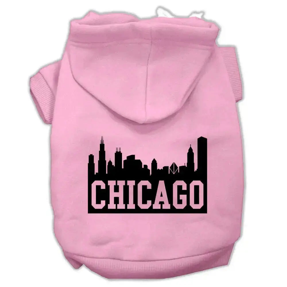 Chicago-Skyline-Screen-Print-Pet-Hoodies-Light-Pink-Size-Xs-GreatEagleInc-319675733