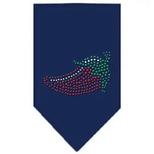 Chili-Pepper-Rhinestone-Bandana-Navy-Blue-Small-GreatEagleInc-319324448