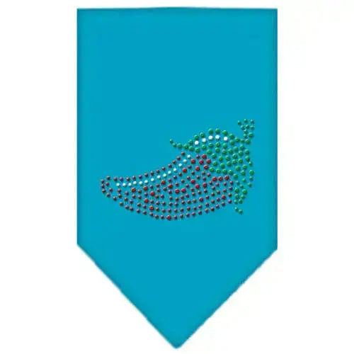 Chili-Pepper-Rhinestone-Bandana-Turquoise-Large-GreatEagleInc-318985136