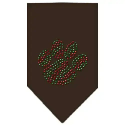 Christmas-Paw-Rhinestone-Bandana-Cocoa-Small-GreatEagleInc-319054424