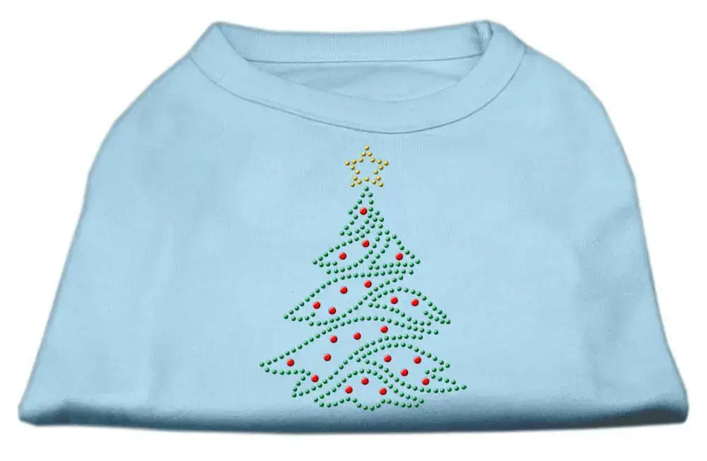 Christmas-Tree-Rhinestone-Shirt-Baby-Blue-Xxl-GreatEagleInc-319945353