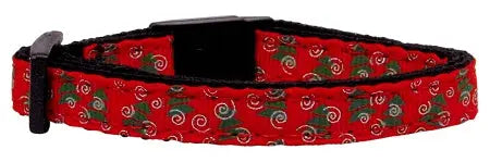 Christmas Trees Nylon And Ribbon Collars Cat Safety Default Title