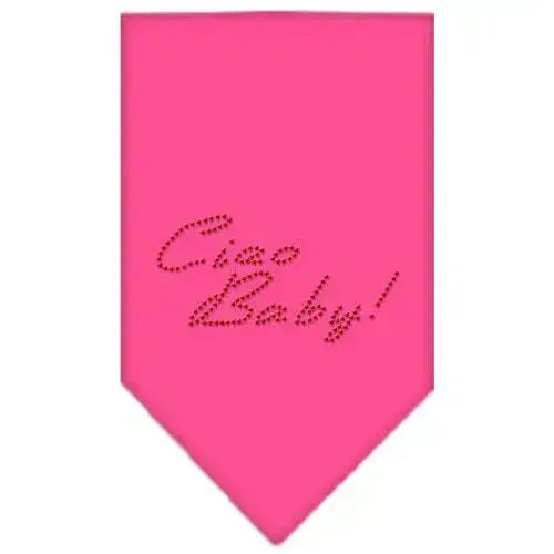 Ciao-Baby-Rhinestone-Bandana-Bright-Pink-Large-GreatEagleInc-318985748