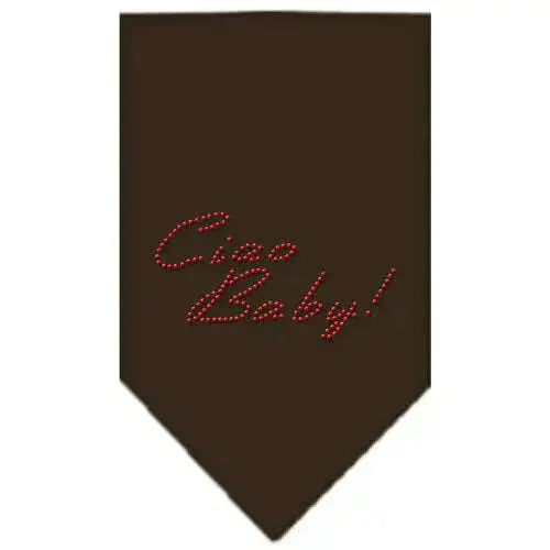 Ciao-Baby-Rhinestone-Bandana-Cocoa-Small-GreatEagleInc-319323750