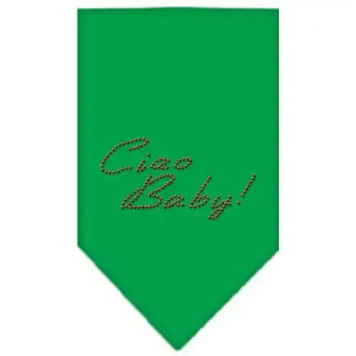 Ciao-Baby-Rhinestone-Bandana-Emerald-Green-Small-GreatEagleInc-319323684
