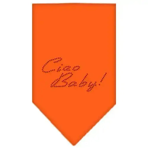 Ciao-Baby-Rhinestone-Bandana-Orange-Large-GreatEagleInc-318986367