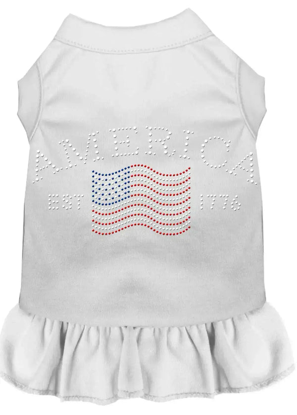 Classic-America-Rhinestone-Dress-White-Xxl-GreatEagleInc-318699718