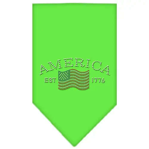 Classic-American-Rhinestone-Bandana-Lime-Green-Large-GreatEagleInc-318583887