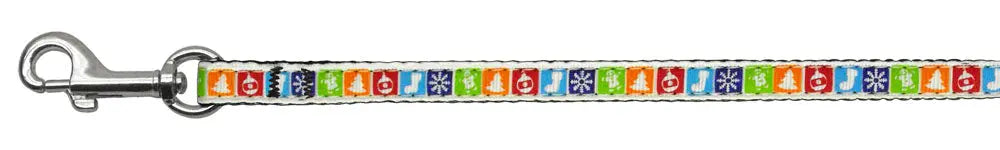 Classic Christmas Nylon And Ribbon Collars 3/8'' Wide X 6' Leash Default Title