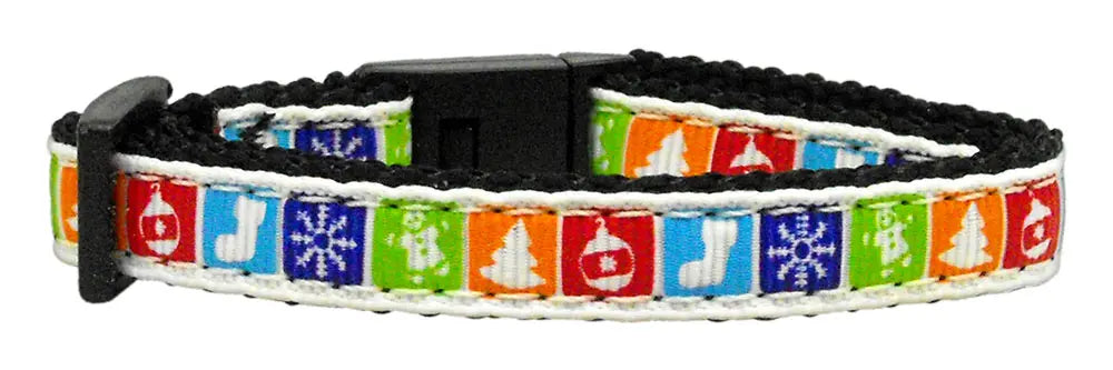 Classic Christmas Nylon And Ribbon Collars Cat Safety Default Title