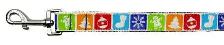 Classic-Christmas-Nylon-Dog-Leash-5-8-Inch-Wide-4ft-Long-GreatEagleInc-318600399