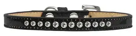 Clear-Crystal-Size-14-Black-Puppy-Ice-Cream-Collar-GreatEagleInc-319632560