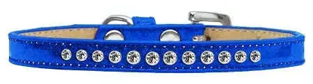 Clear-Crystal-Size-14-Blue-Puppy-Ice-Cream-Collar-GreatEagleInc-319632170