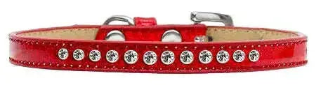 Clear-Crystal-Size-16-Red-Puppy-Ice-Cream-Collar-GreatEagleInc-319629190