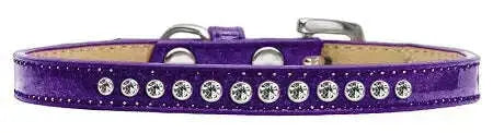 Clear-Crystal-Size-8-Purple-Puppy-Ice-Cream-Collar-GreatEagleInc-318578060