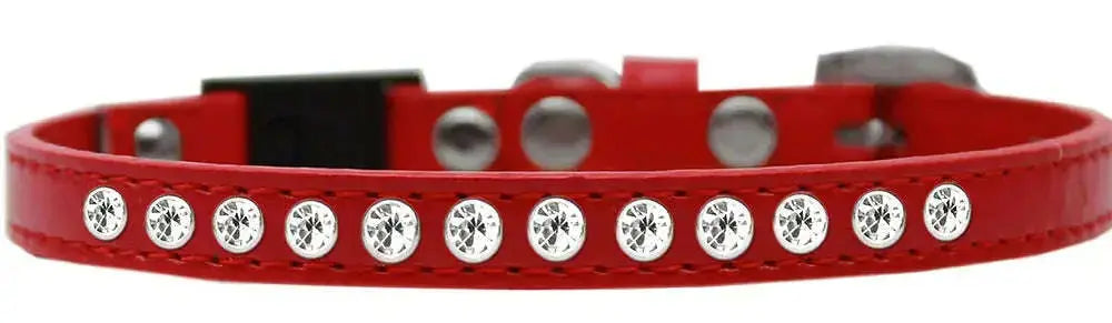Clear-Jewel-Breakaway-Cat-Collar-Red-Size-14-GreatEagleInc-334285066