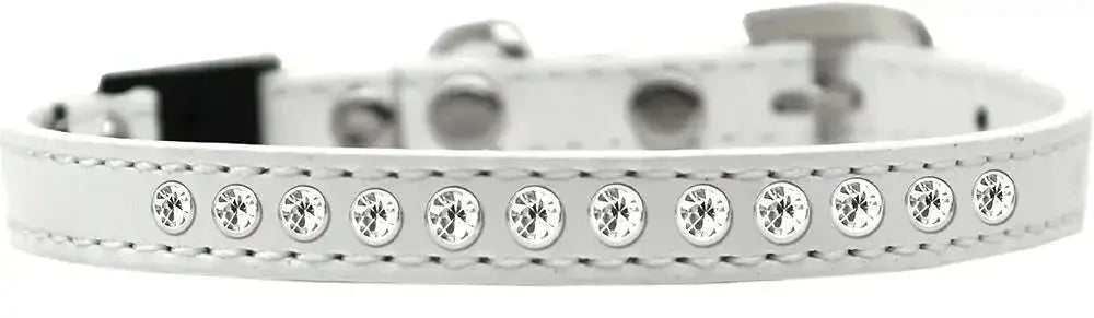 Clear-Jewel-Breakaway-Cat-Collar-White-Size-14-GreatEagleInc-334285399