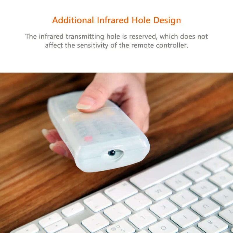 Clear-TV-Air-Condition-Remote-Controller-Silicone-Protector-Case-Cover-Skin-Waterproof-Pouch-Bags-GreatEagleInc-334066727