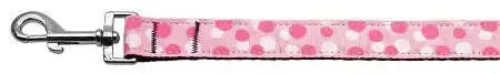 Confetti-Dots-Nylon-Collar-Light-Pink-1-Wide-6ft-Lsh-GreatEagleInc-318764577