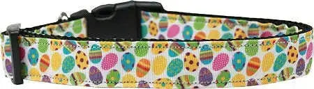 Confetti-Eggs-Nylon-Dog-Collar-Medium-Narrow-GreatEagleInc-318790195