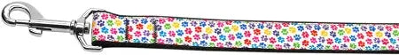 Confetti Paws Nylon Dog Leash 5/8 Inch Wide 4ft Long Default Title
