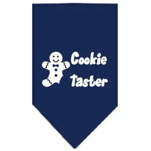 Cookie-Taster-Screen-Print-Bandana-Navy-Blue-Large-GreatEagleInc-333818696
