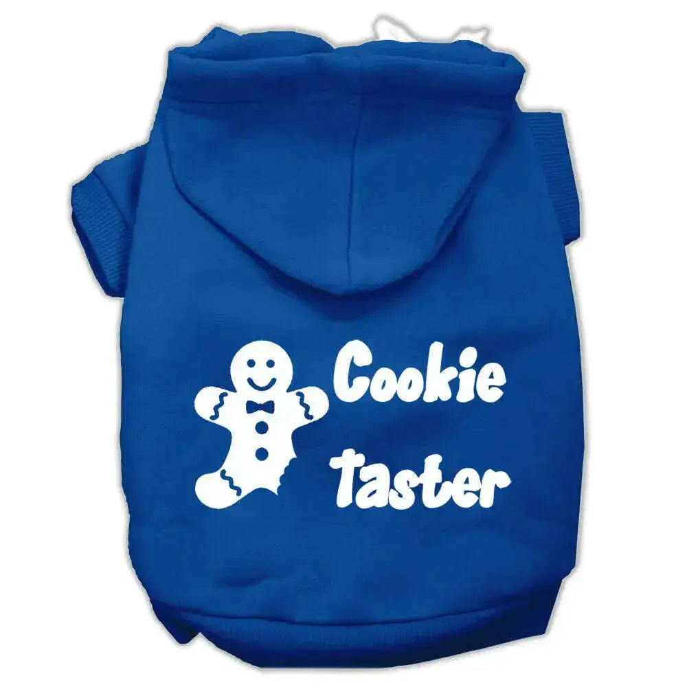 Cookie-Taster-Screen-Print-Pet-Hoodies-Blue-Size-Sm-GreatEagleInc-319397730