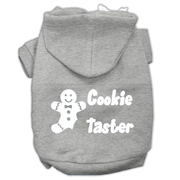 Cookie Taster Screen Print Pet Hoodies Grey Size Lg Default Title
