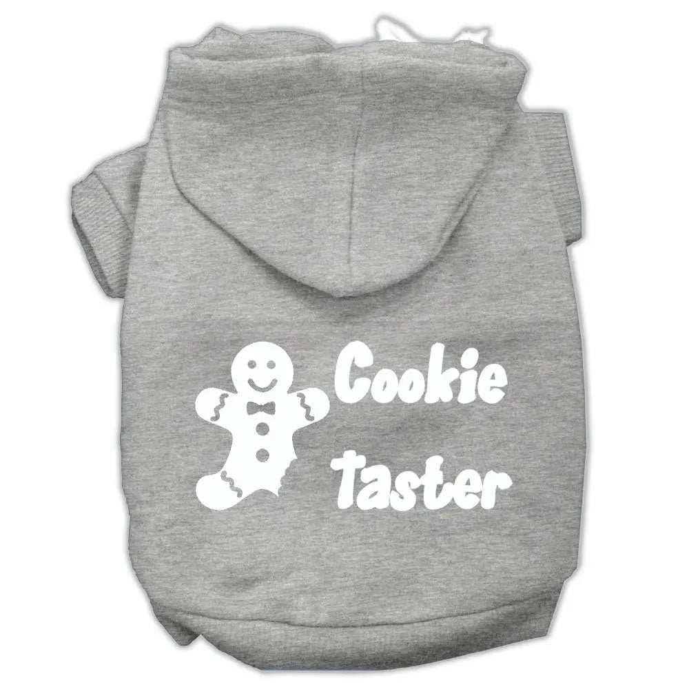 Cookie Taster Screen Print Pet Hoodies Grey Size Sm Default Title