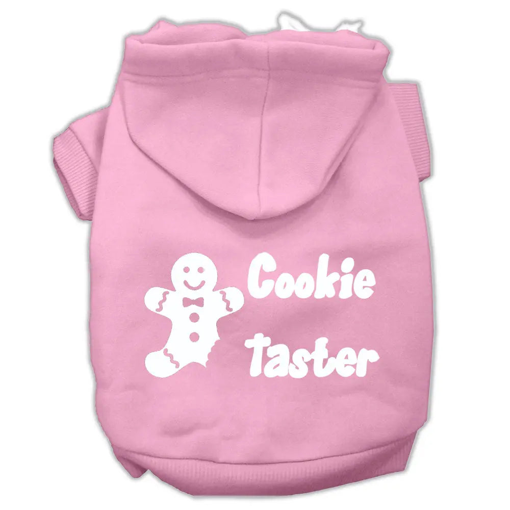 Cookie Taster Screen Print Pet Hoodies Light Pink Size Med Default Title