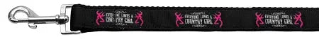 Country Girl Nylon Dog Leash 3/8 Inch Wide 4ft Long Default Title